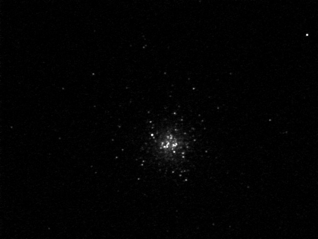 M053_L_1.png - M 53 - Essai (exp L:  7 s) - Mauvaises conditions (brumeux+vent) - LX200GPS f/6.3 - DSI Pro - Renens 20/04/2007