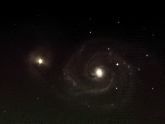 m51_20070310_LRGB_1.png - M51 - Premier essai LRGB (exp: 16.8 min) - LX200GPS f/6.3 - DSI Pro