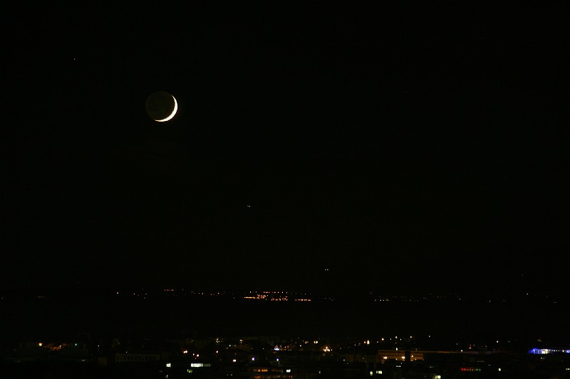 IMG_3111.JPG - Alignement entre la Lune 2 avions et Nunki (Sagitaire)- Renens - 30/11/2008